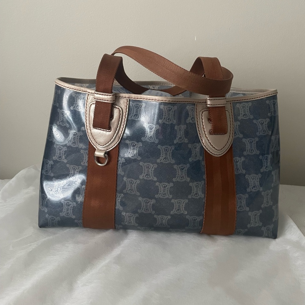 Celine clear PVC tote